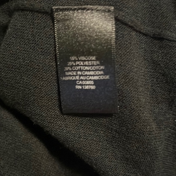 Black, RW&CO lightweight, long length cardigan, size XSmall. - Picture 12 of 12